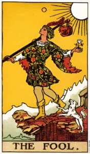 The fool tarot card