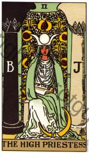 The Priestess tarot card