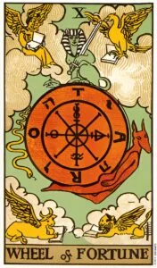 Wheel of Fortune tarot card