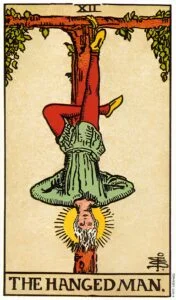 The Hanged Man tarot card