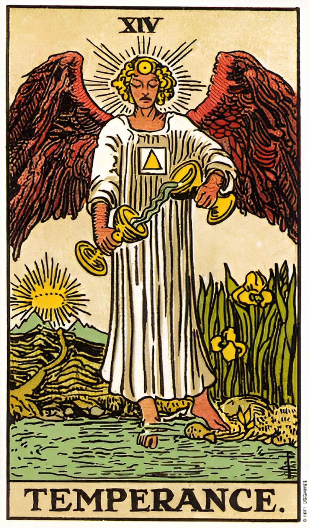 Temperance tarot card