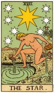 The Star tarot card