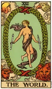 The World tarot card