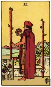 Two of Wands tarot card