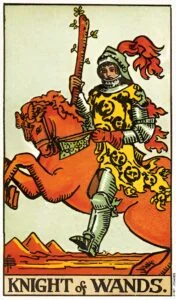 Knight of Wands tarot card