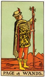 Page of Wands tarot card