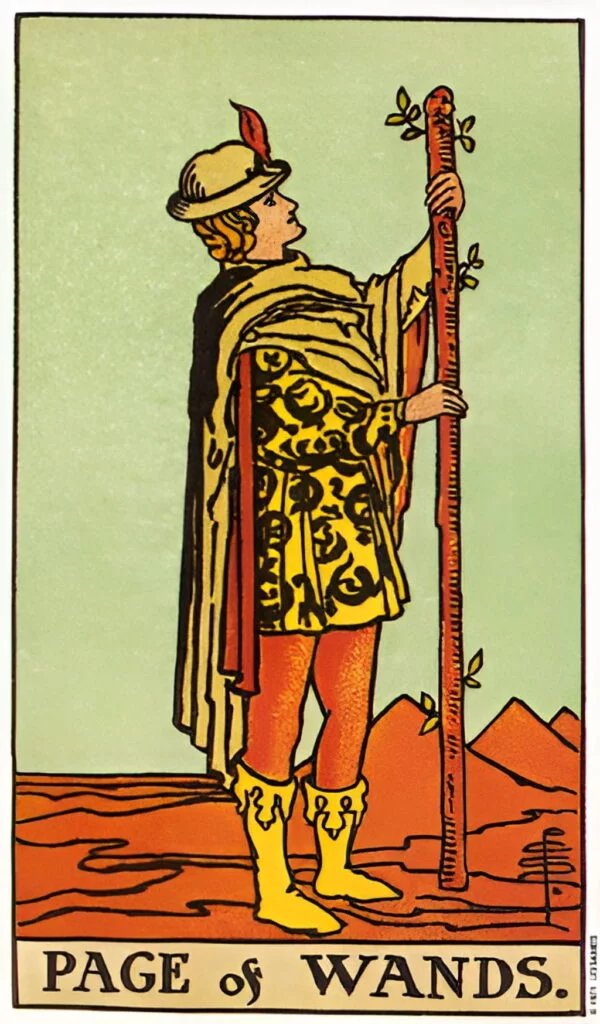 Page of Wands tarot card