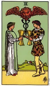 Two of Cups tarot card