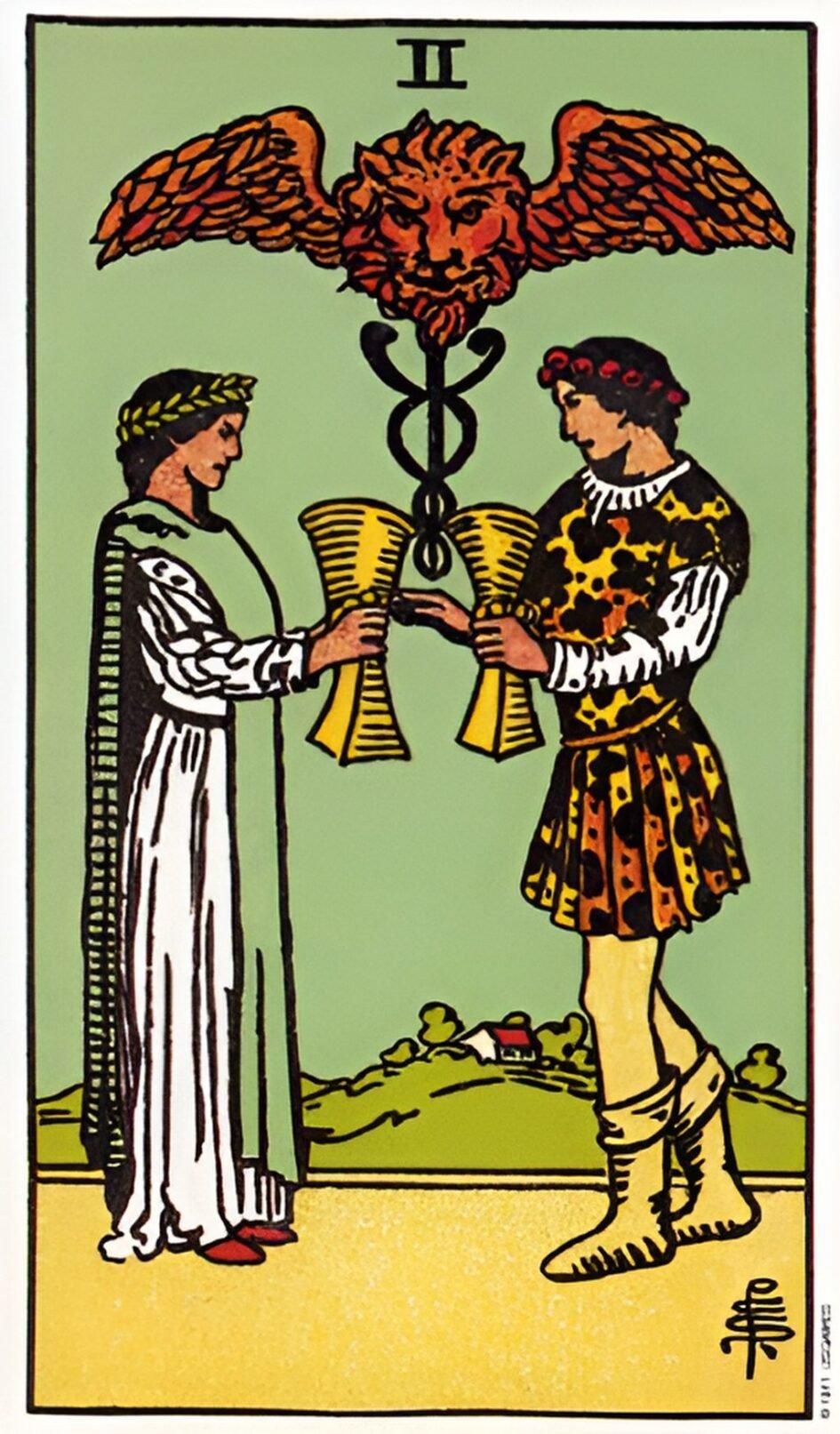 Two of Cups tarot card