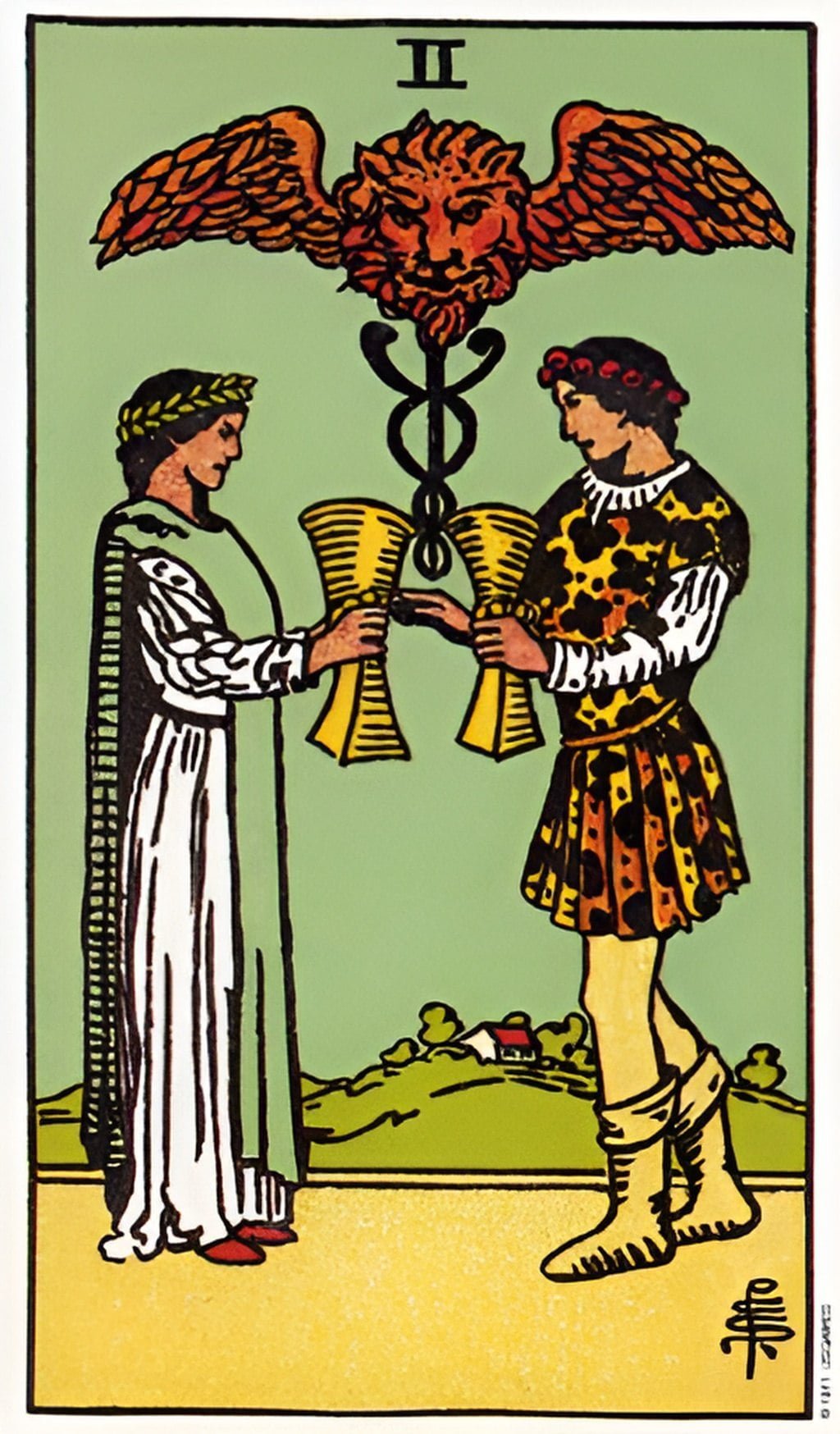 Two of Cups tarot card