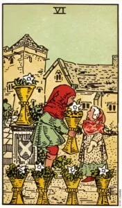 Six of Cups tarot card