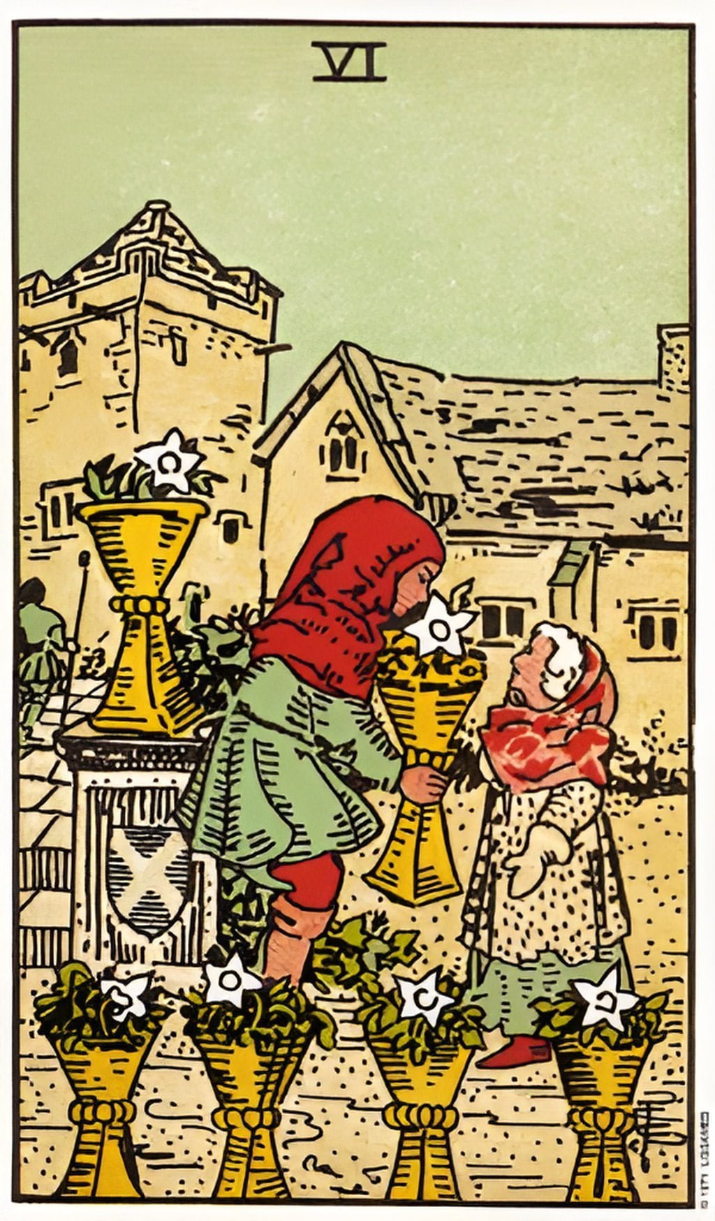 Six of Cups tarot card