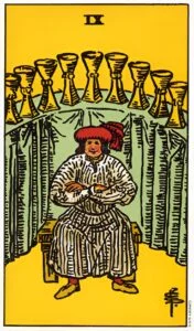 Nine of Cups tarot card