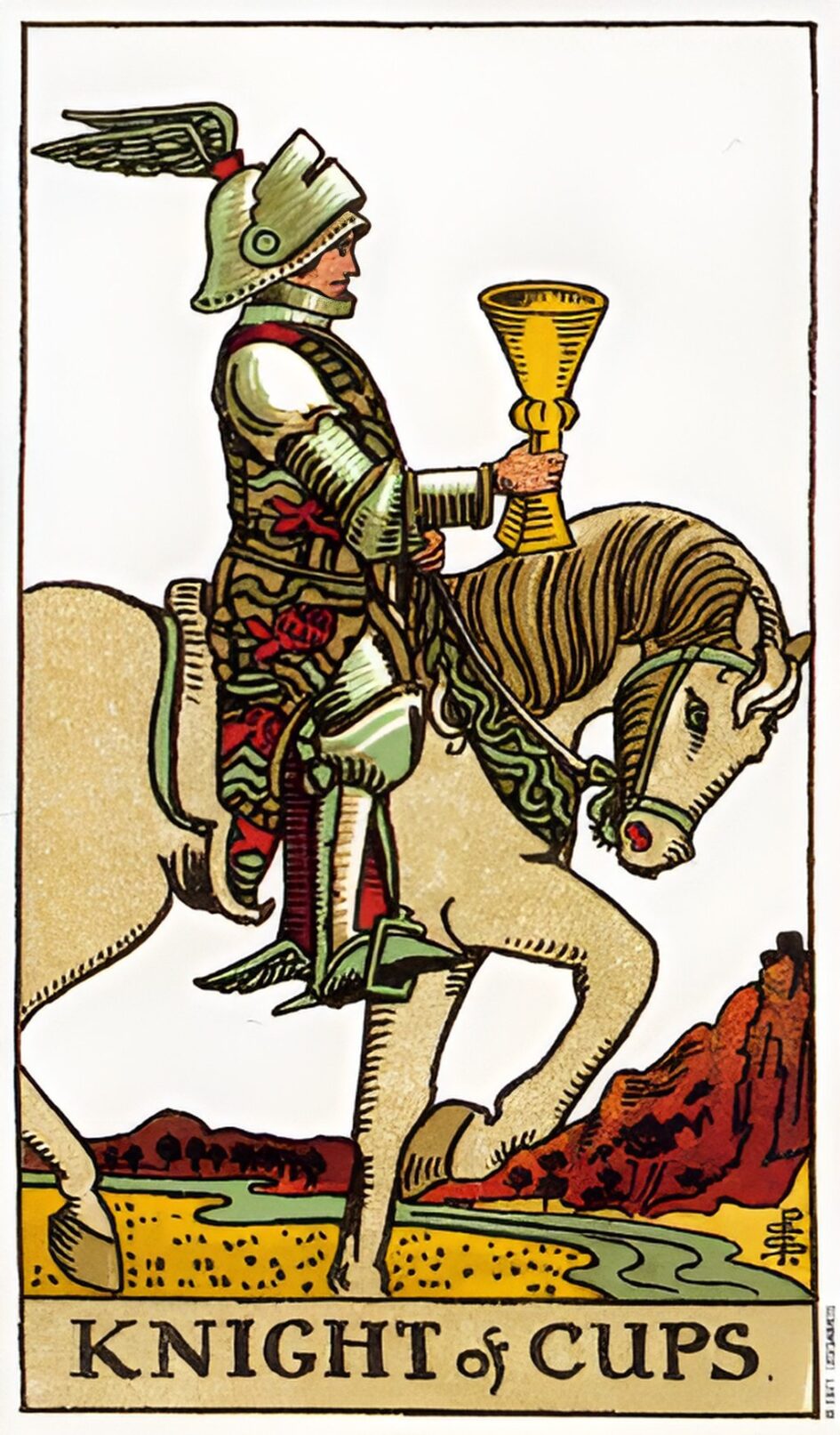 Knight of Cups tarot card