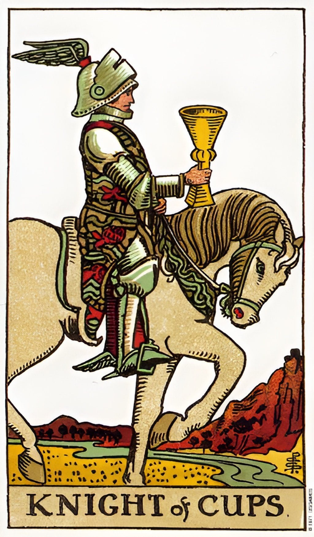 Knight of Cups tarot card