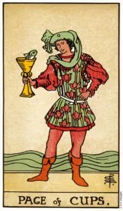 Page of Cups tarot card