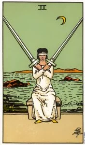 Two of Swords tarot card