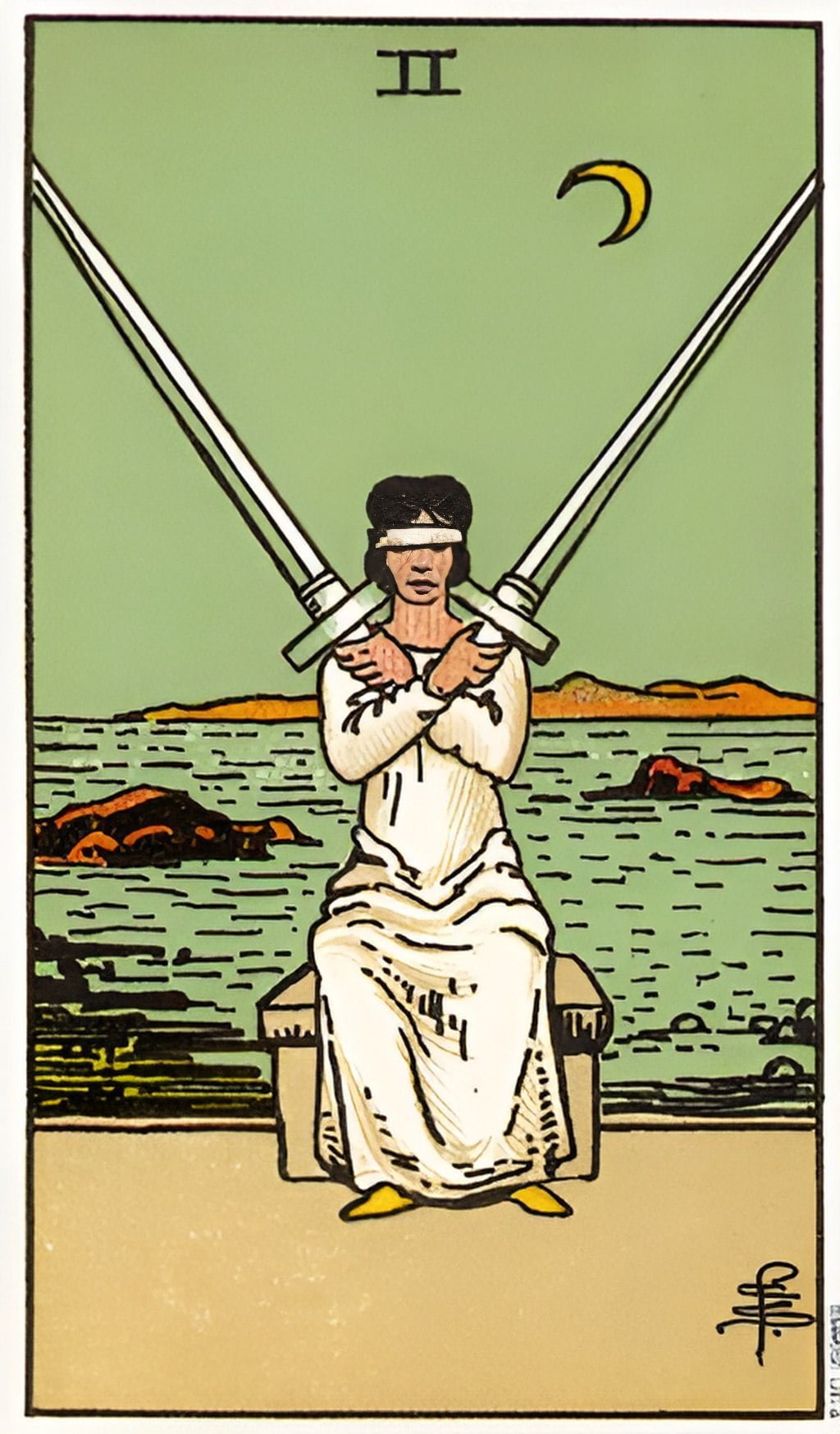 Two of Swords tarot card