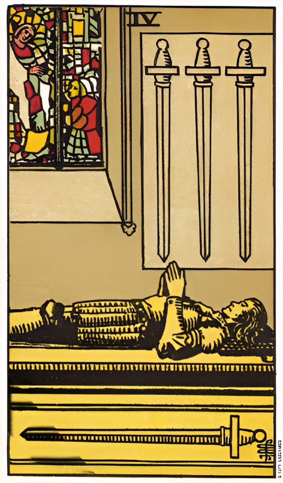 Four of Swords tarot card