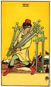 Seven of Swords tarot card