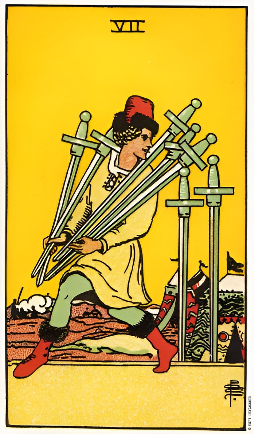 Seven Of Swords Tarot Guiding