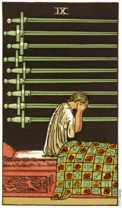 Nine of Swords tarot card