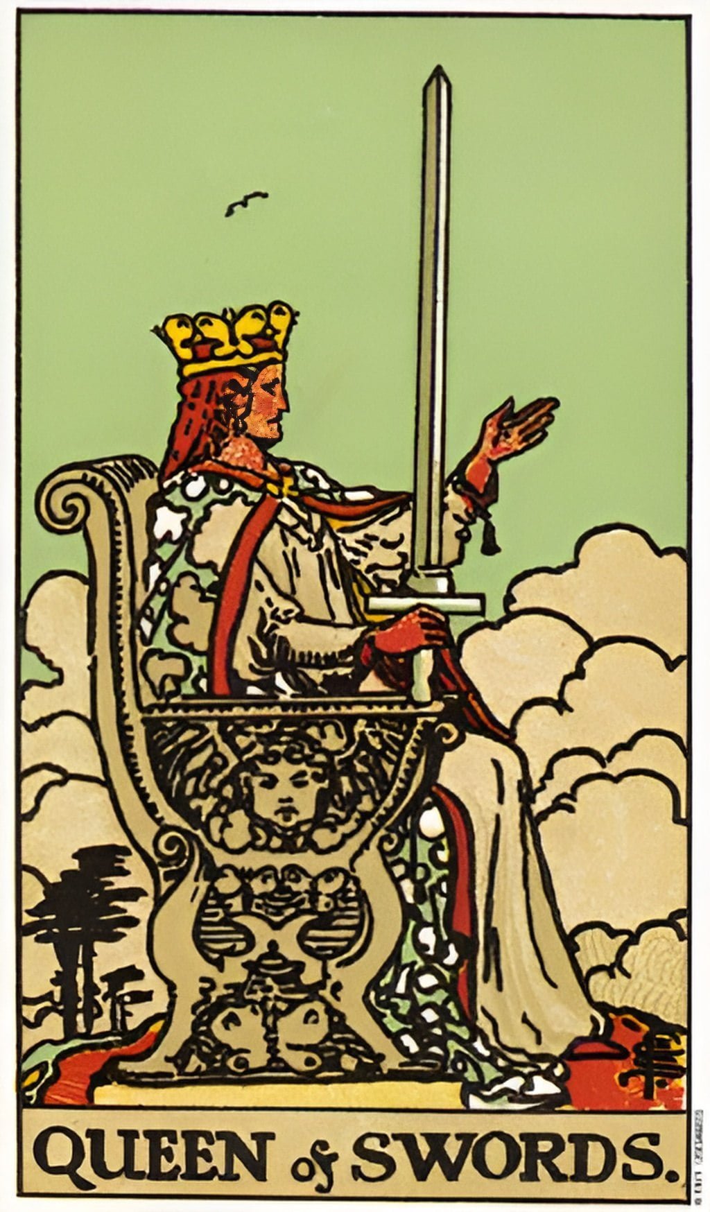 Queen of Swords tarot card