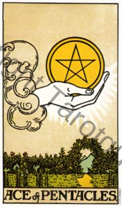Ace of Pentacles tarot card