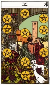 Ten of Pentacles tarot card