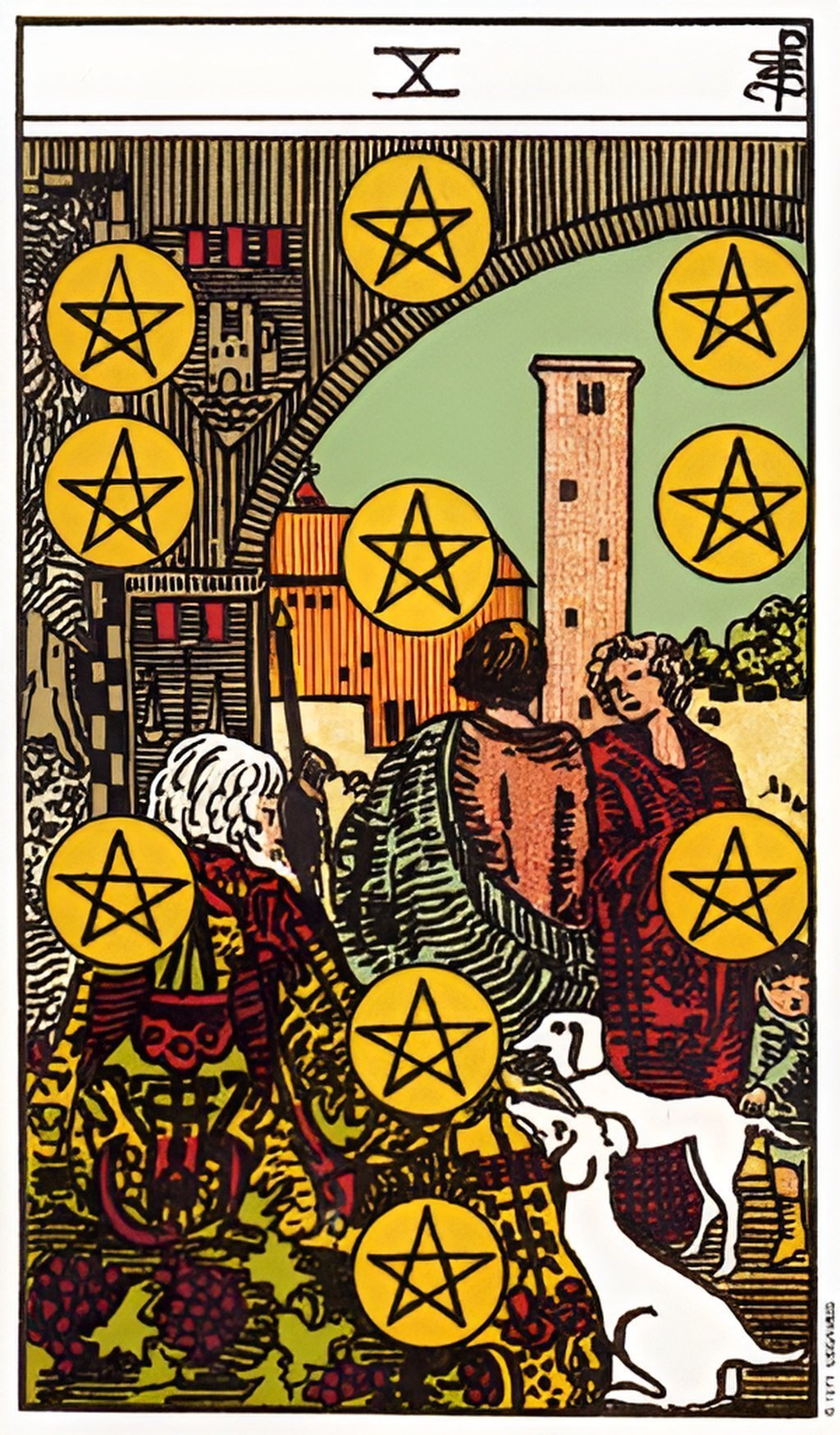 Ten of Pentacles tarot card