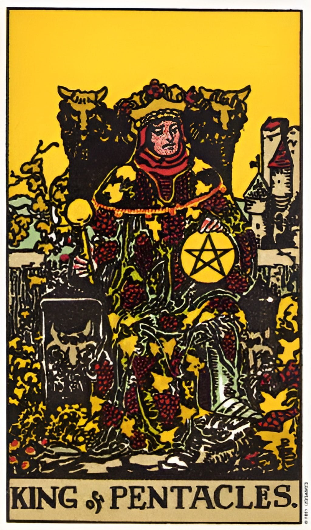 King of Pentacles tarot card