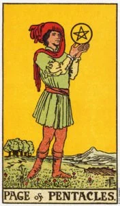 Page of Pentacles tarot card