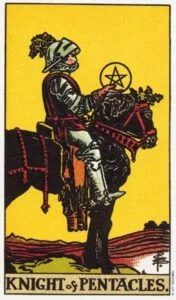 Knight of Pentacles tarot card