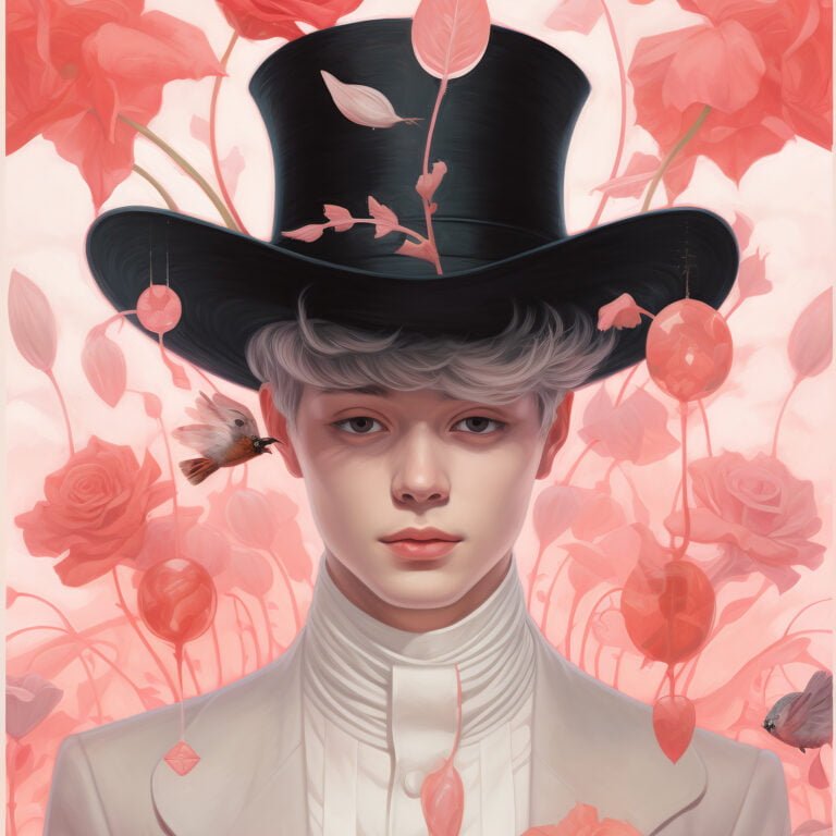 The Magician tarot card representing charm and manifestation