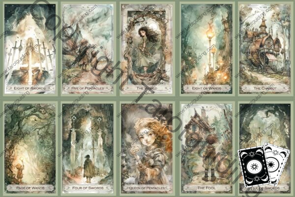 Fairy Tarot Printable cards-50