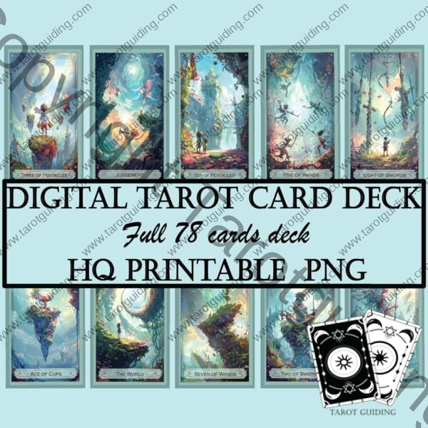 PrintableTarotDeckEnchantedRealm