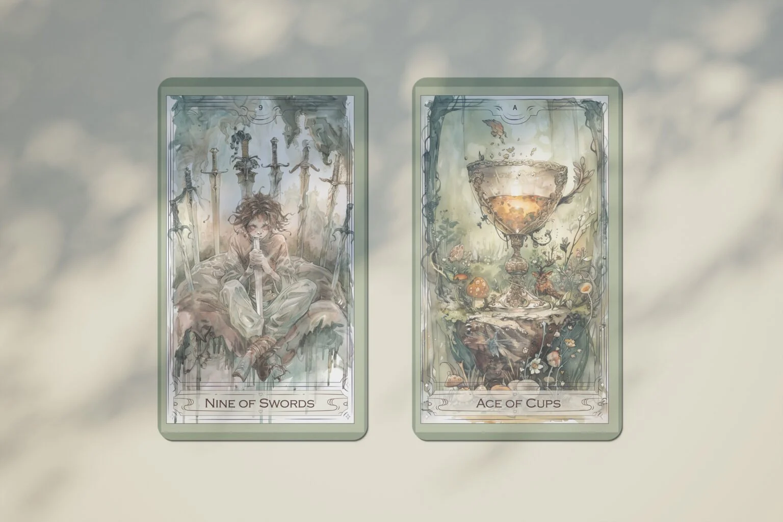 La Muci Fairy Tale Tarot Deck with Guidebook – 78-Card Set with Major & Minor Arcana, Floral Design, Ideal for Beginners