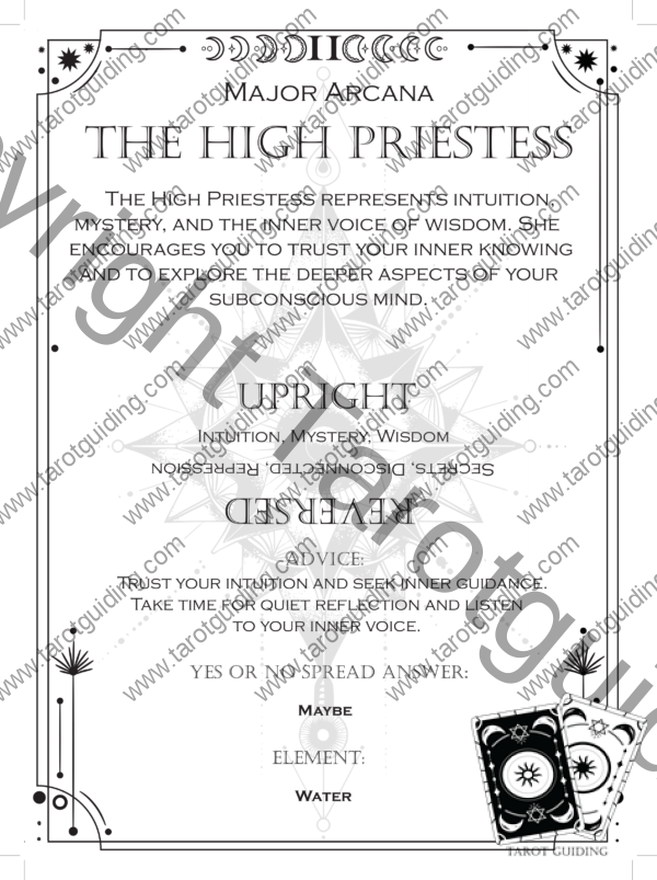 Guide Deck The High Priestess