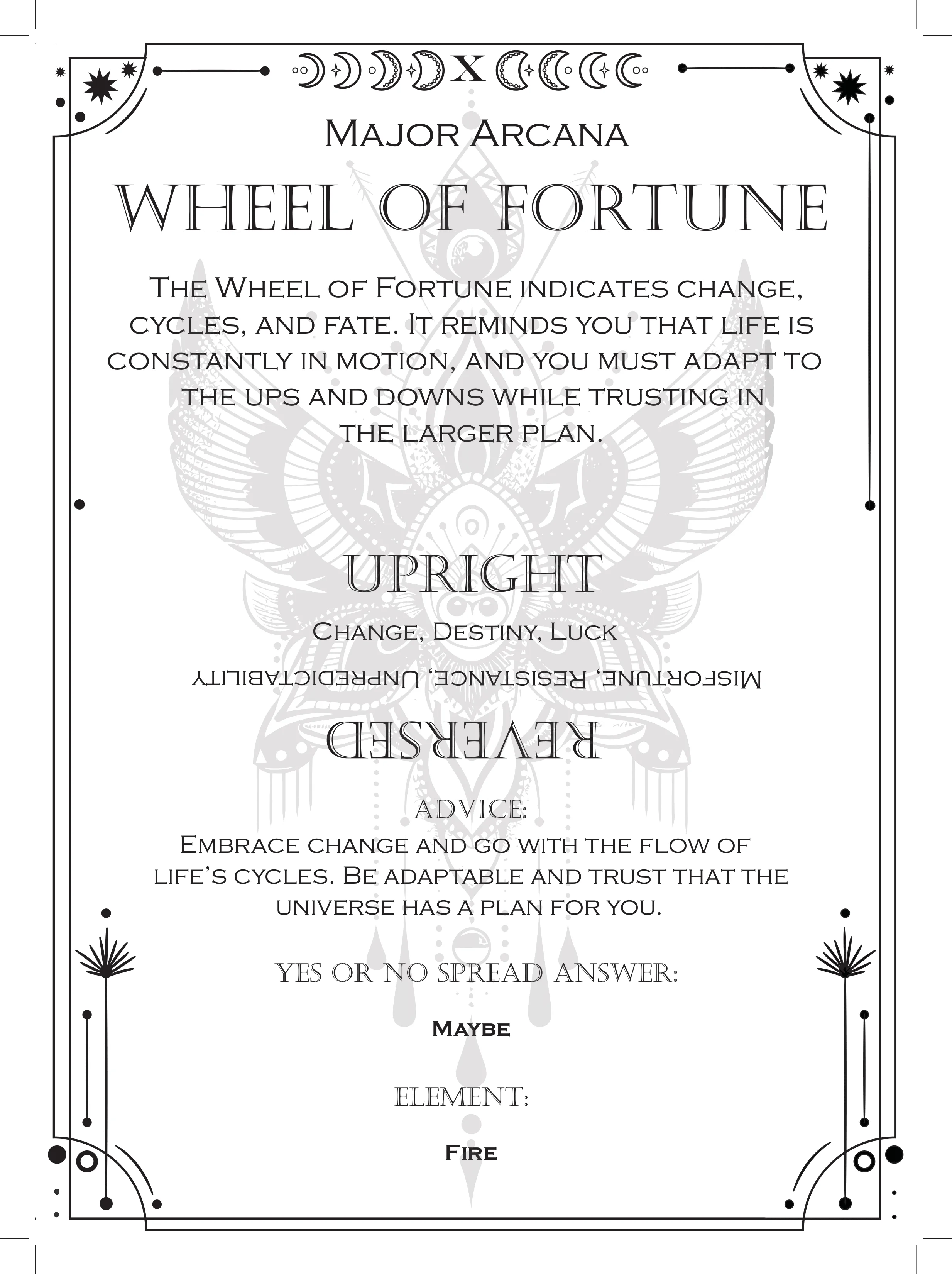 Guide Deck Wheel of Fortune