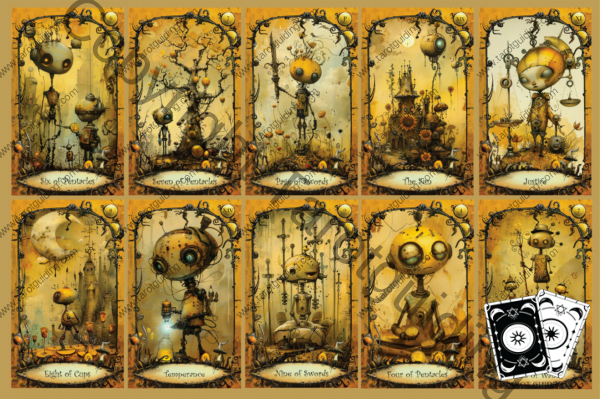 Mechanical Mysteries Tarot Cards