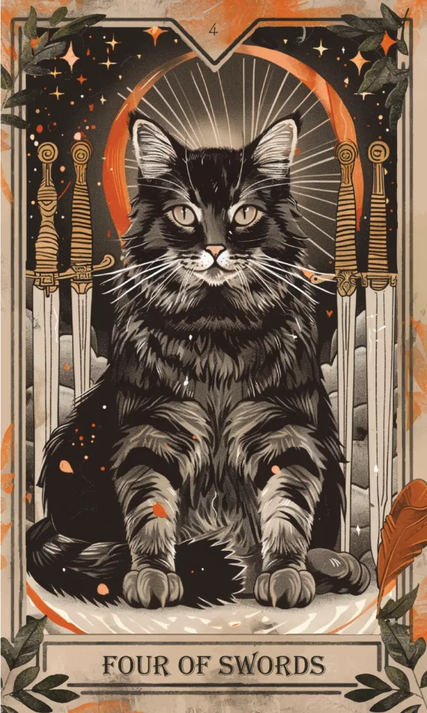 tarot horoscope four of swords tarot card