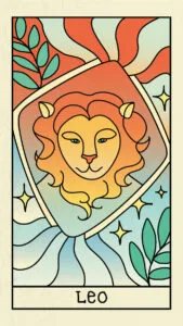 tarot horoscope Leo zodiac sign