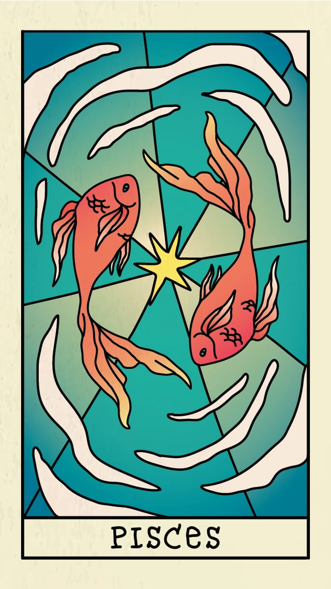 tarot horoscope Pisces zodiac sign