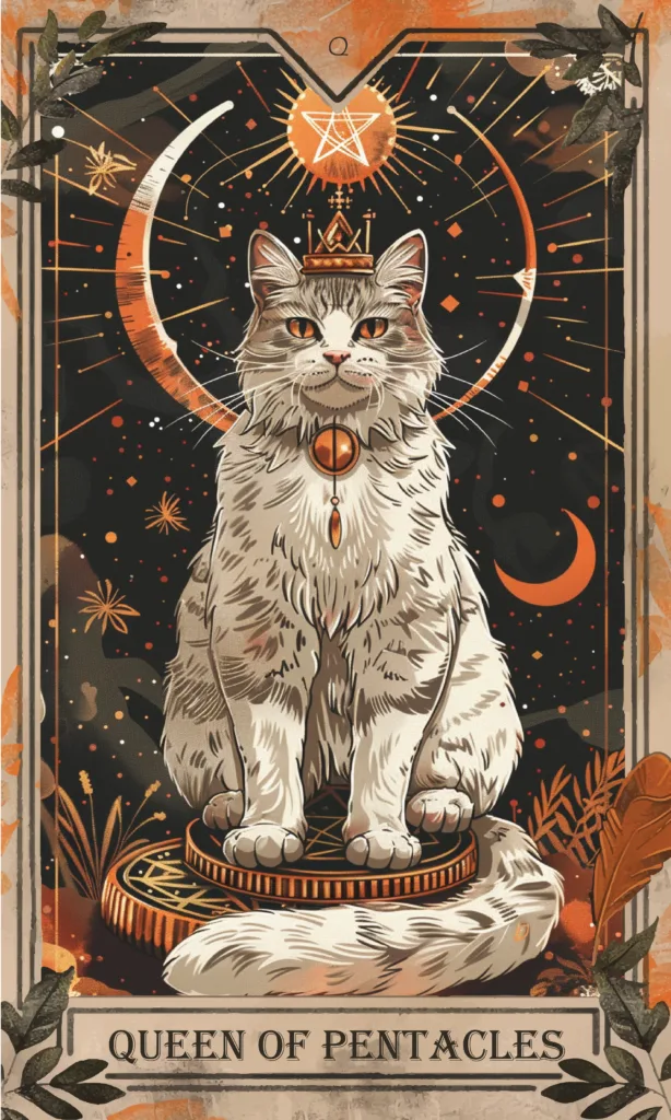 tarot horoscope Queen of Pentacles tarot card